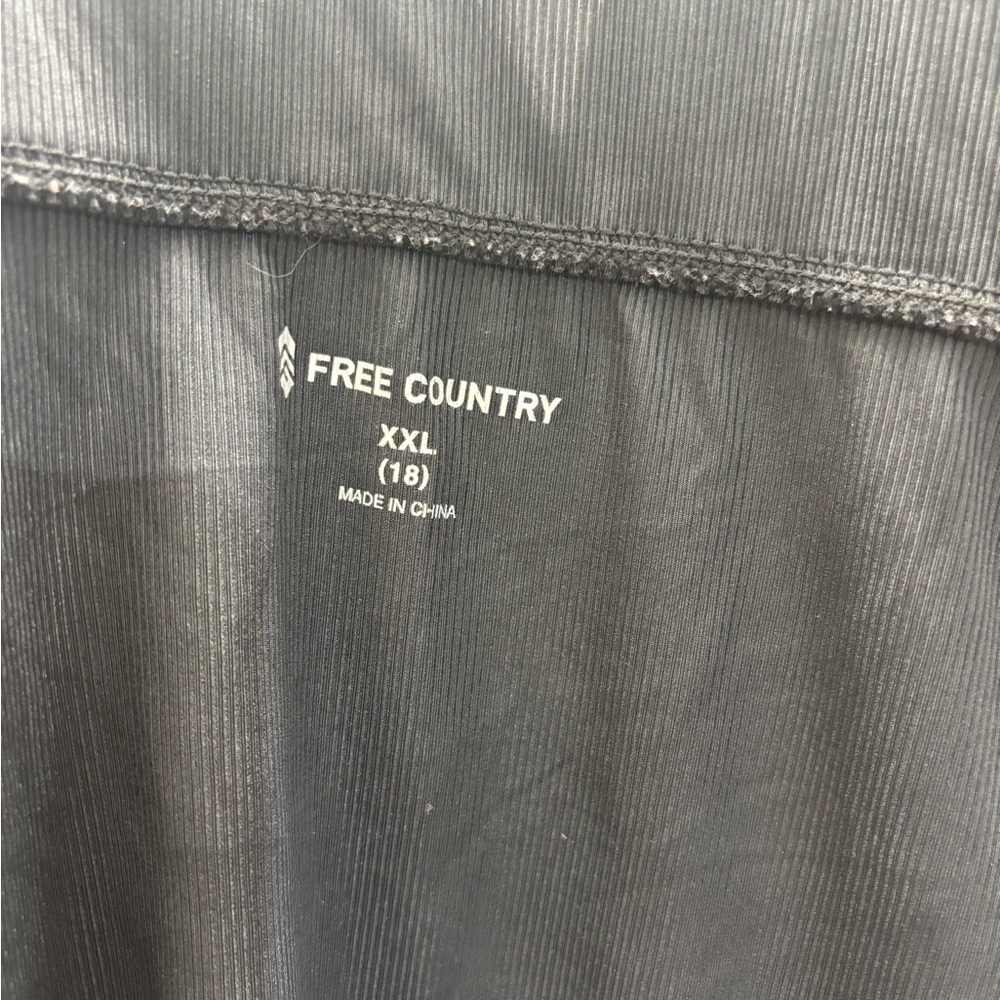 Free Country Black Swim Top - Picture 6 of 7